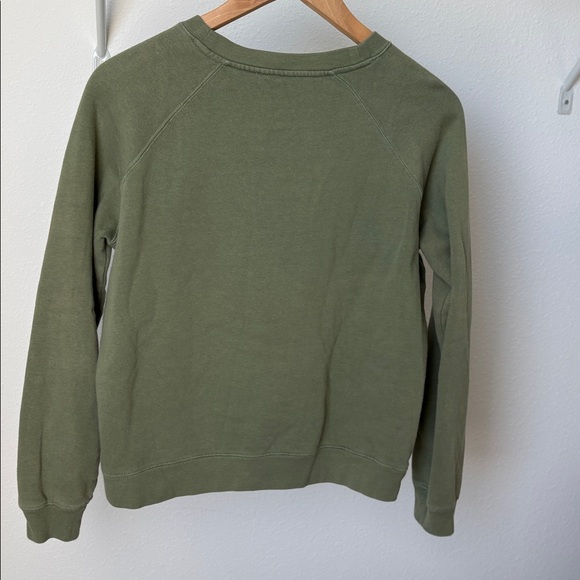 Sezane Amour Sweatshirt in Sage Green size Small - Picture 3 of 5